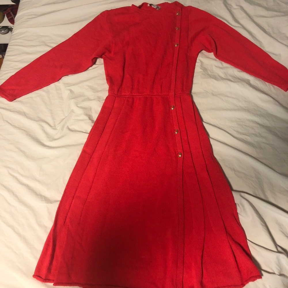 Vintage St John’s warm long sleeved sweater dress